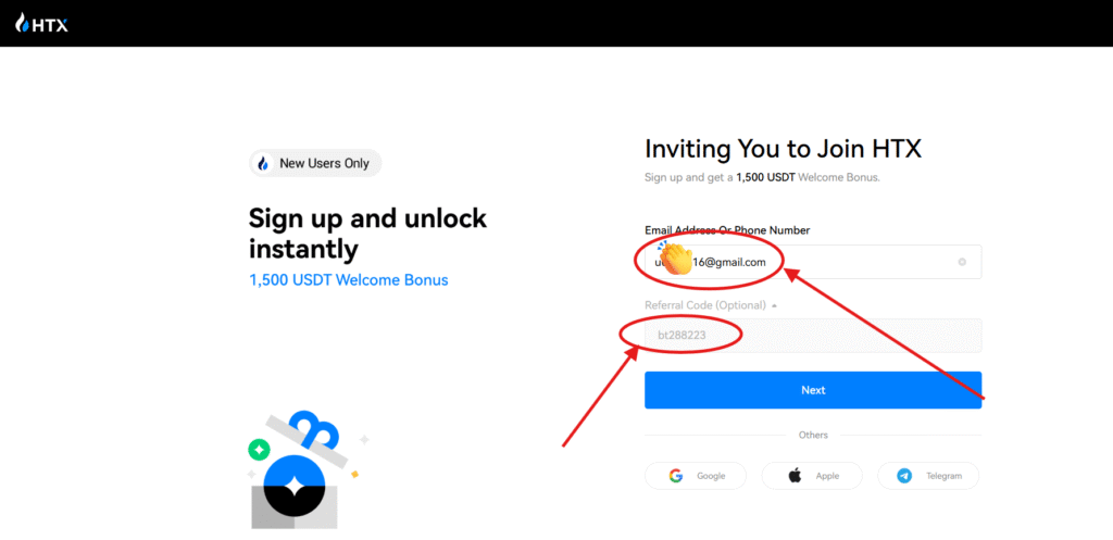 How to Find HTX Referral Code
