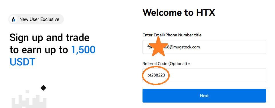 HTX Referral Code